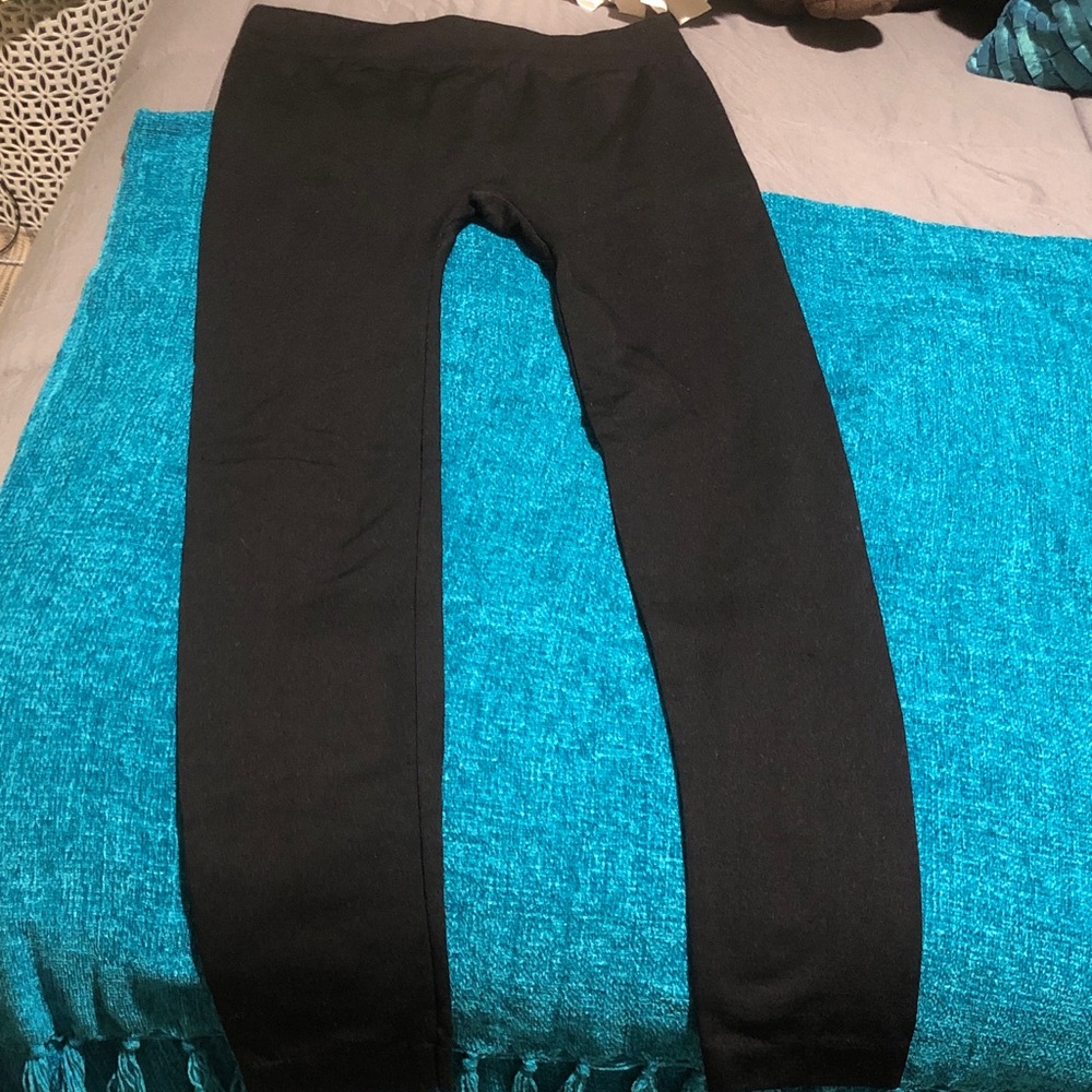 Black Thick Leggings - Comfort Stretch Bottoms